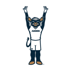 Big Blue Gymnastics Sticker 3 In